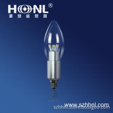 Clear Candle Light Bulb 3W